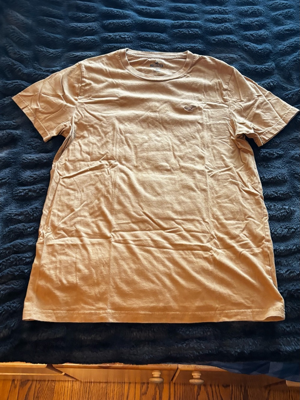 Hollister Men’s Crewneck T-Shirt - Light Brown